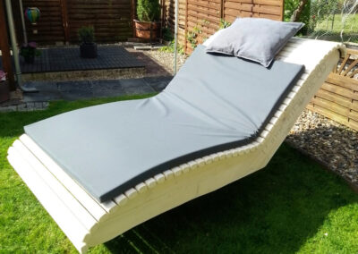Panoramabank® Breite 130 cm mit Auflage